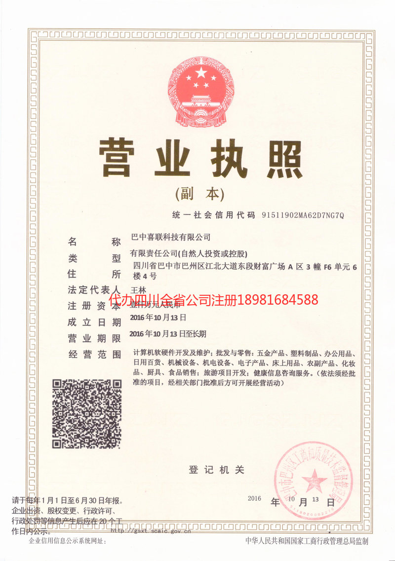 临海临海喜联科技有限公司